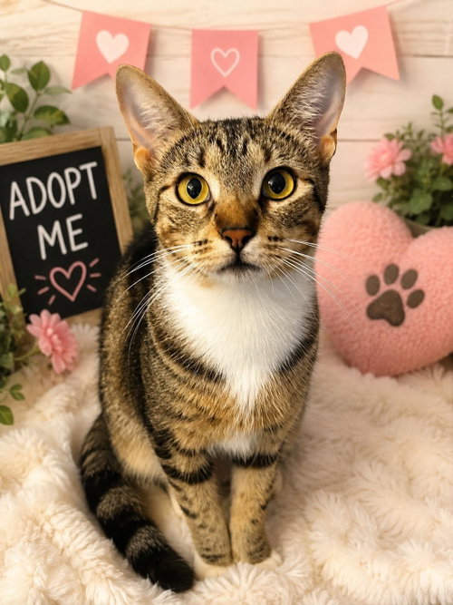 Chloe and Zoe C Kirk, an adoptable Tabby in Saunderstown, RI