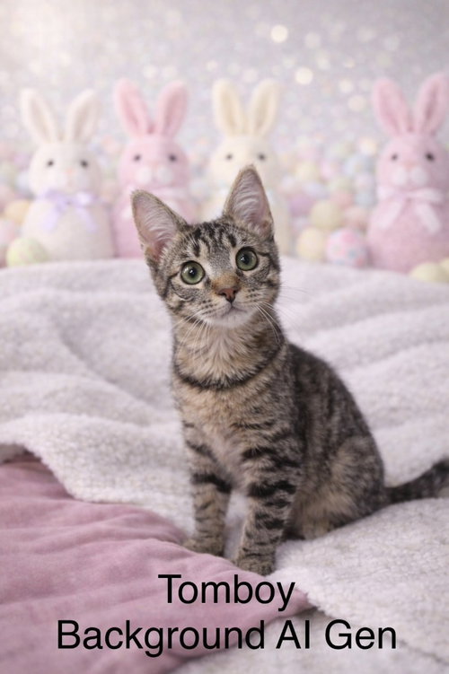 Tomboy, an adoptable Domestic Short Hair in New Braunfels, TX