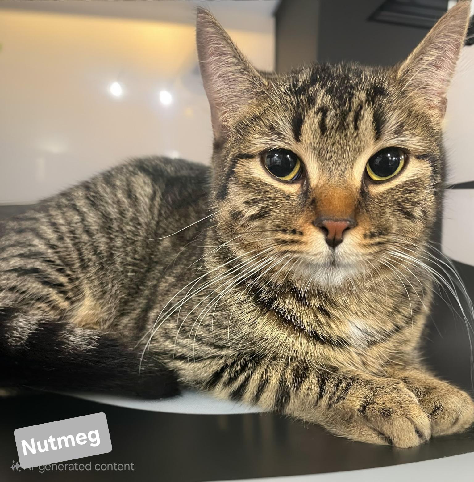 adoptable Cat in Akron, NY named Nutmeg
