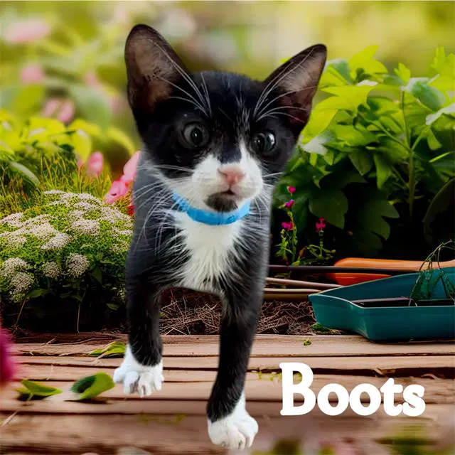 Boots - Domestic Short Hair