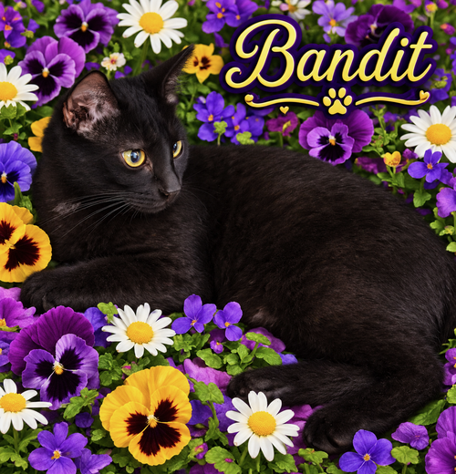Bandit Doney, a cat for adoption from C.A.T.S.-C.A.N., Inc.