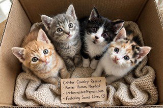 URGENT FOSTER HOMES NEEDED FOR CATS, a cat for adoption from Critter Cavalry Rescue