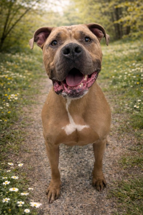 GUNNER, an adoptable Pit Bull Terrier in Clinton Township, MI