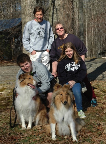 Griffin a Baby Male Collie (long coat) adopted through Collie Rescue