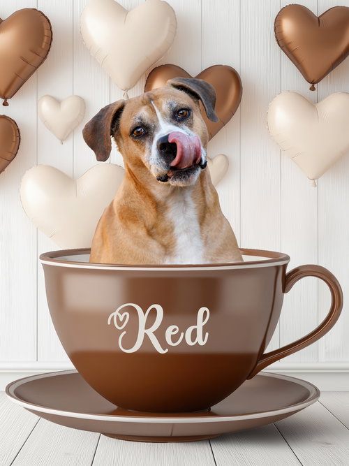 RED - Boxer available for adoption