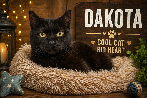 DAKOTA (FCID# 11/13/2025 - 84 MILLSBORO PS) - Domestic Short Hair available for adoption