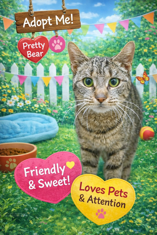 Pretty Bear (FCID# 02/26/2026-13 West Chester PS), Adult Tabby (short coat), cat for adoption in Lancaster, Pennsylvania