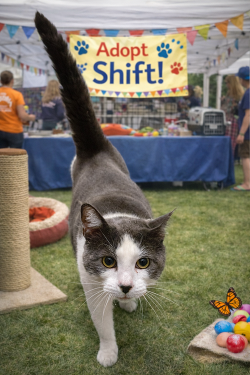 Shift (FCID# 03/02/2026 - 12 West Chester PS, Adult Domestic Short Hair (short coat), cat for adoption in Lancaster, Pennsylvania