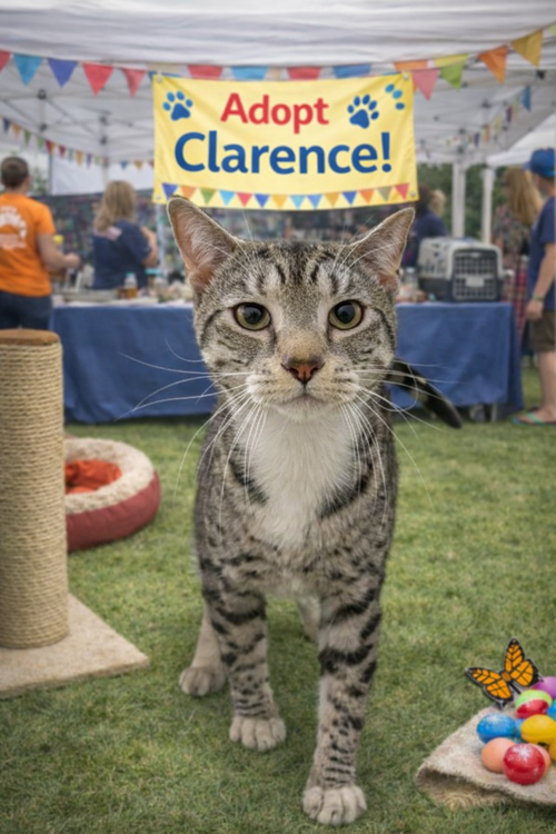 Clarence (FCID# 03/02/2026 - 82) C, Adult Tabby / Tuxedo / Mixed (short coat), cat for adoption in Lancaster, Pennsylvania