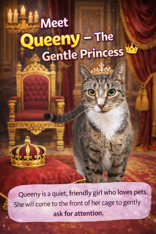 Queeny (FCID# 03/12/2026 - 30 Trainer), Adult Tabby / Tuxedo / Mixed (short coat), cat for adoption in Lancaster, Pennsylvania