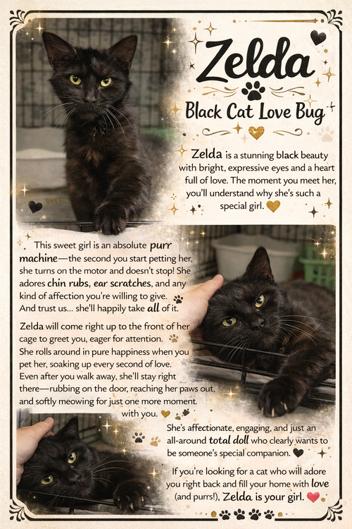 Zelda (FCID# 03/16/2026 - 41 Trainer), Young Domestic Short Hair / Domestic Medium Hair / Mixed (short coat), cat for adoption in Lancaster, Pennsylvania