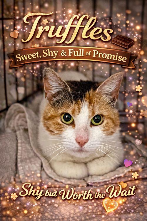 Truffles aka Girlfriend (FCID# 03/18/2026 - 14, an adoptable Calico in Greenville, DE