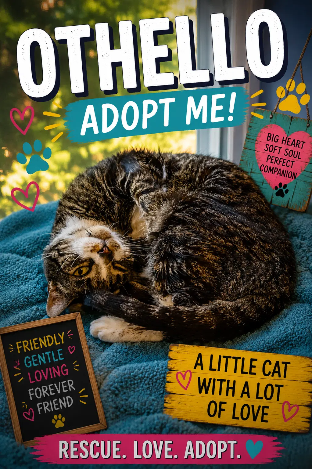 Othello Fcid  -  Kc - dark gray tabby