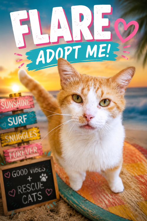 Flare (FCID# 04/13/2026 - 33 Trainer), Adult Tabby (short coat), cat for adoption in Marcus Hook, Pennsylvania