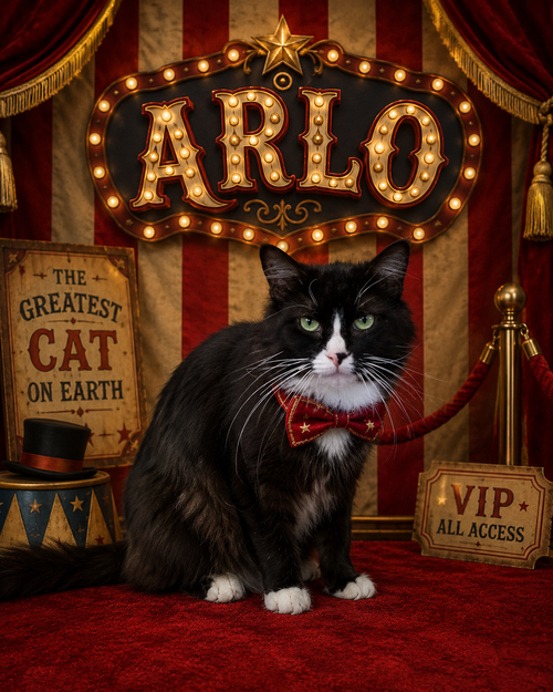Arlo (FCID# 04/22/2026 - 35 Trainer), an adoptable Tuxedo in Greenville, DE