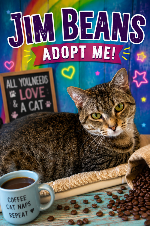 Jimbeans (FCID# 04/30/2026 - 12 Trainer), Adult Tabby (short coat), cat for adoption in Marcus Hook, Pennsylvania