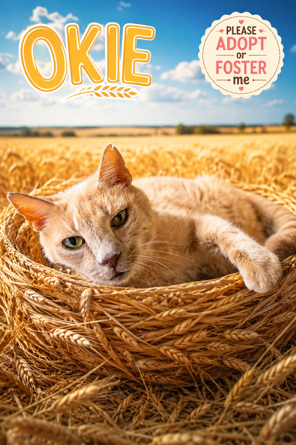 Okie: Foster Request Rx (FCID 05/27/26-38 Trainer), cat