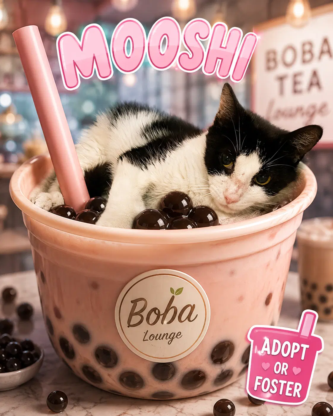 Mooshi Fcid  -  Trainer - Domestic Short Hair