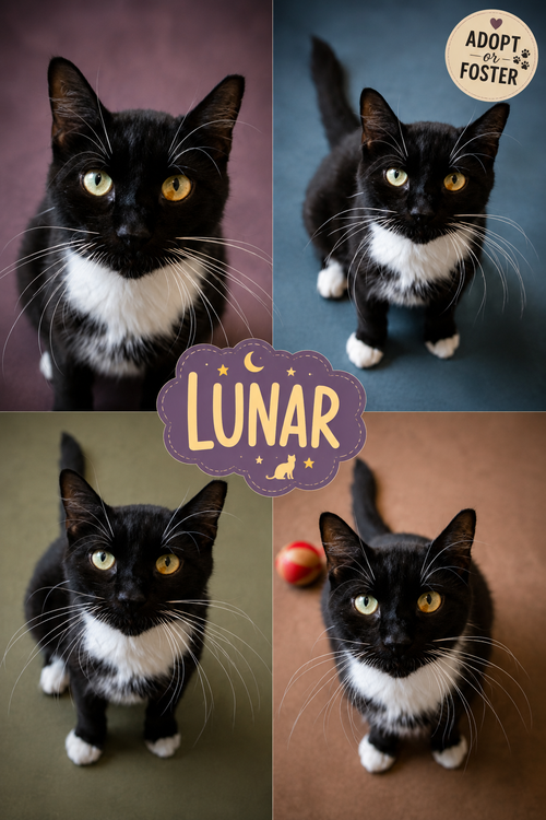 Lunar (FCID# 07/27/2026 - 6 Trainer) C, a cat for adoption from Forgotten Cats, Inc.
