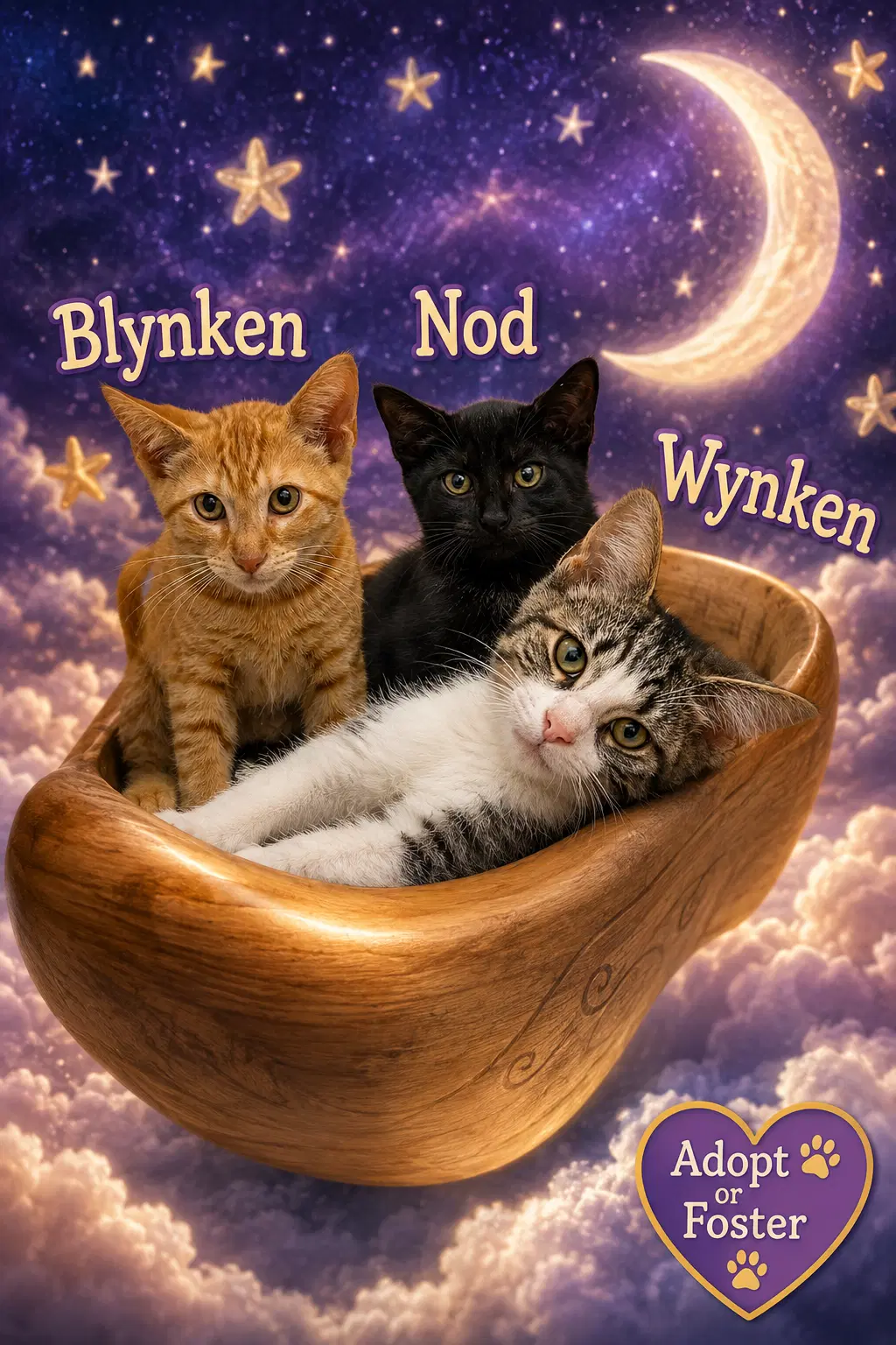 Wyken Blyken And Nod Fcid - - Domestic Short Hair