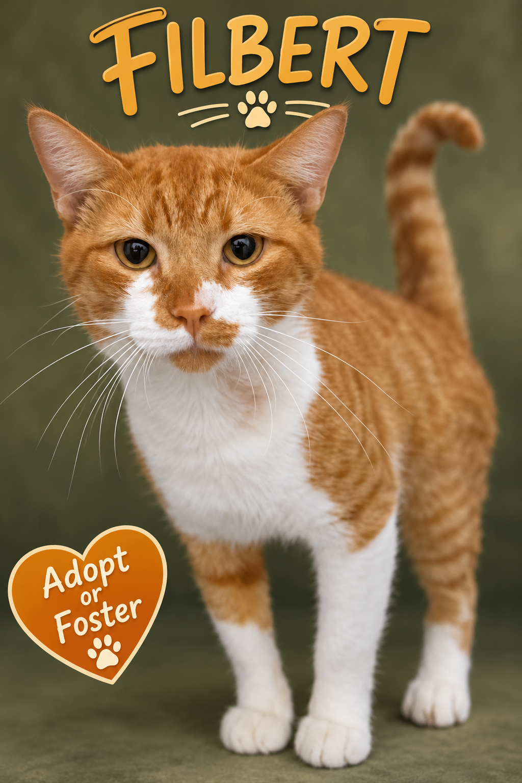 Filbert (FCID# 08/27/2026 - 8 Trainer), cat — photo 1 of 2