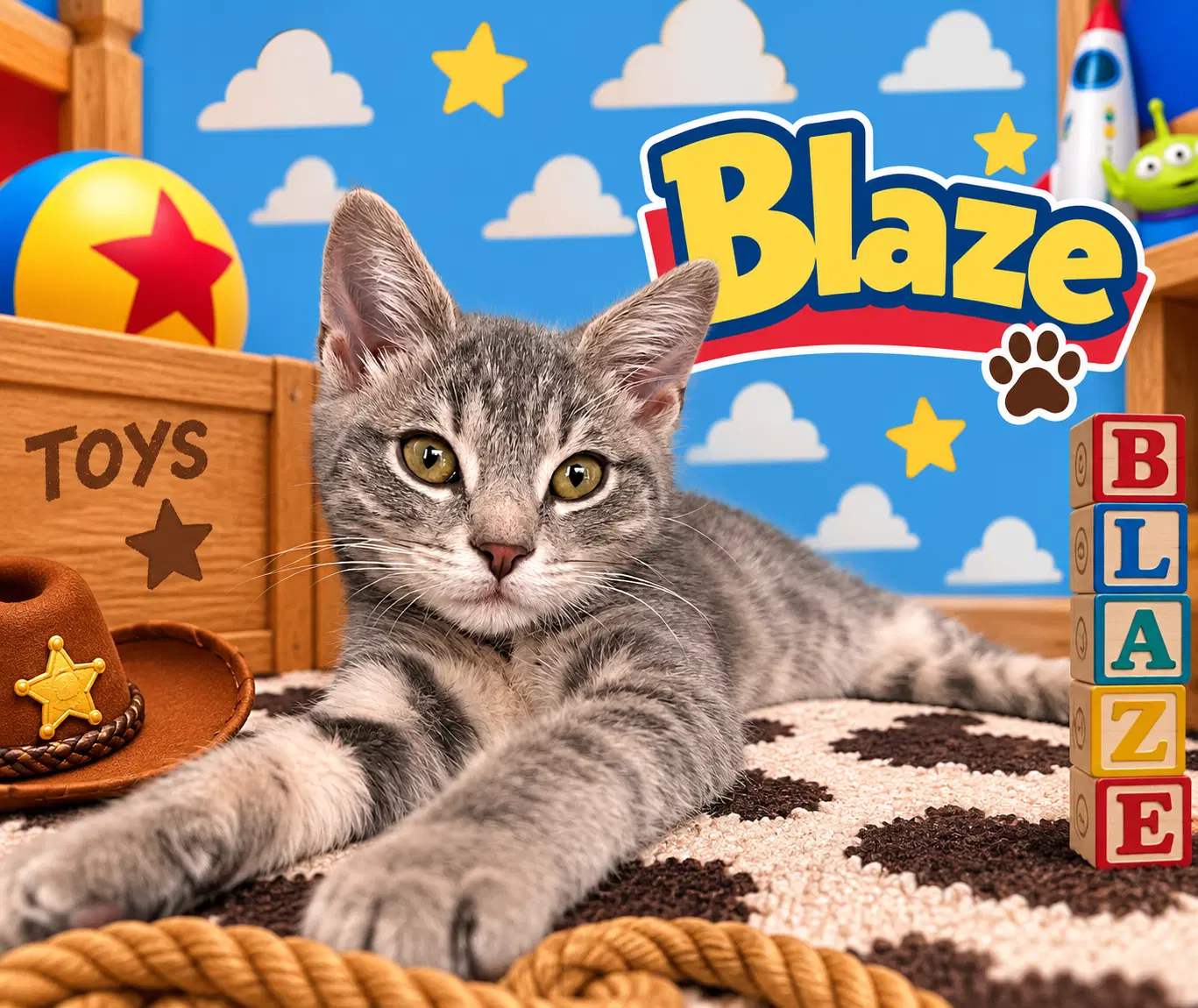 Blaze Fcid  -  Kdc - Silver Tabby