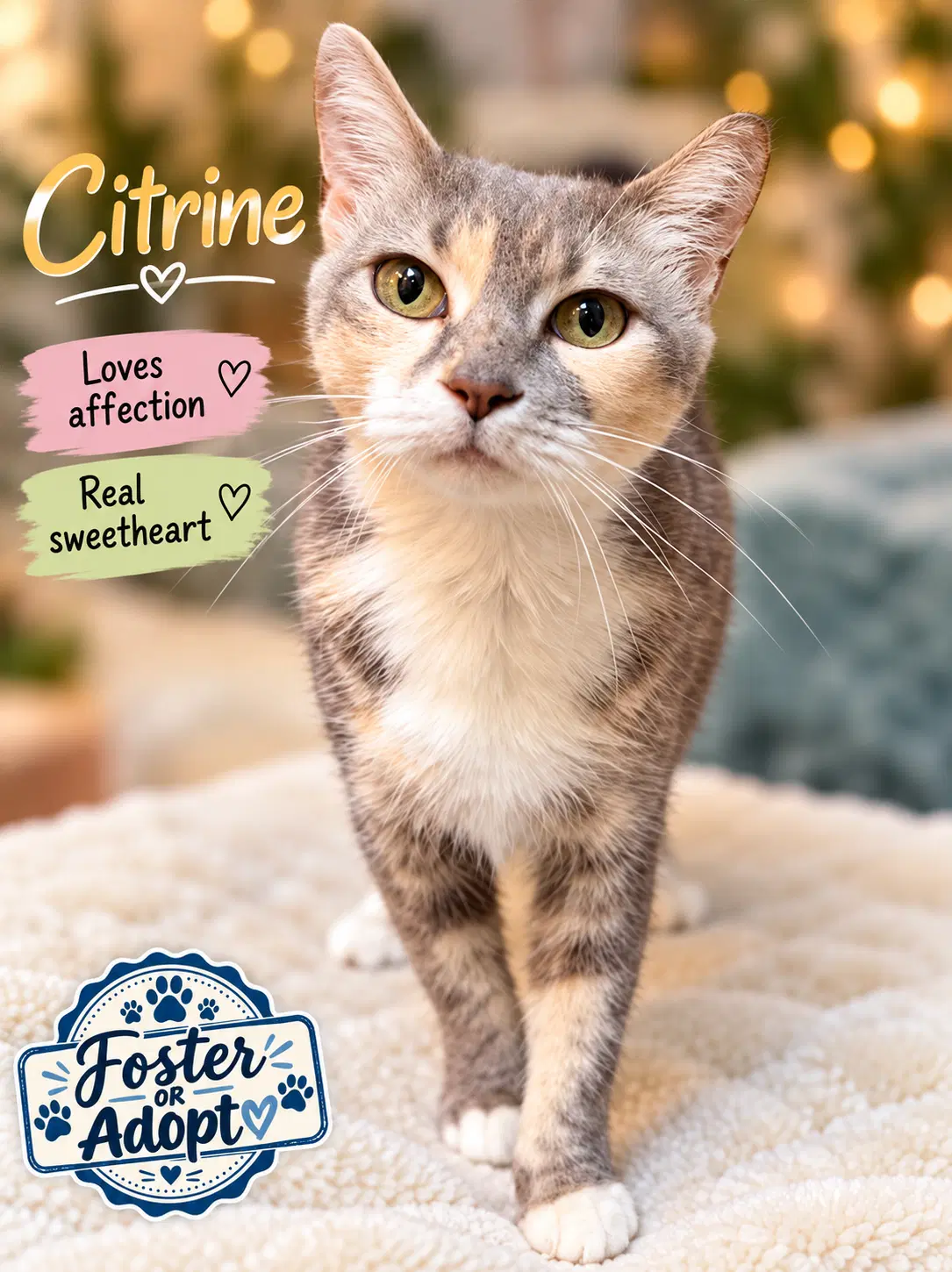 Citrine Fcid  -  Willow Grove - Calico