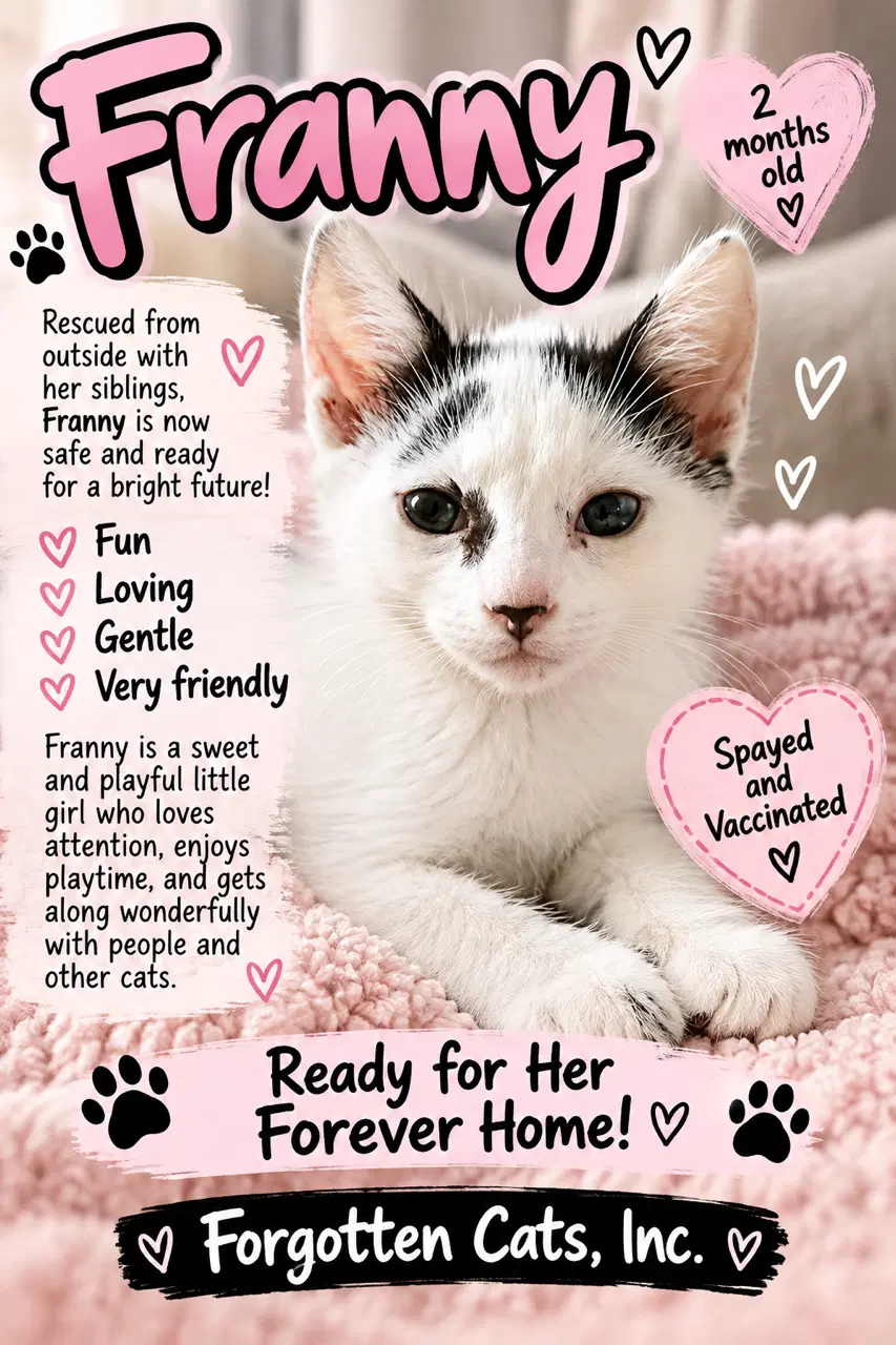 Franny Fcid  - - Domestic Short Hair