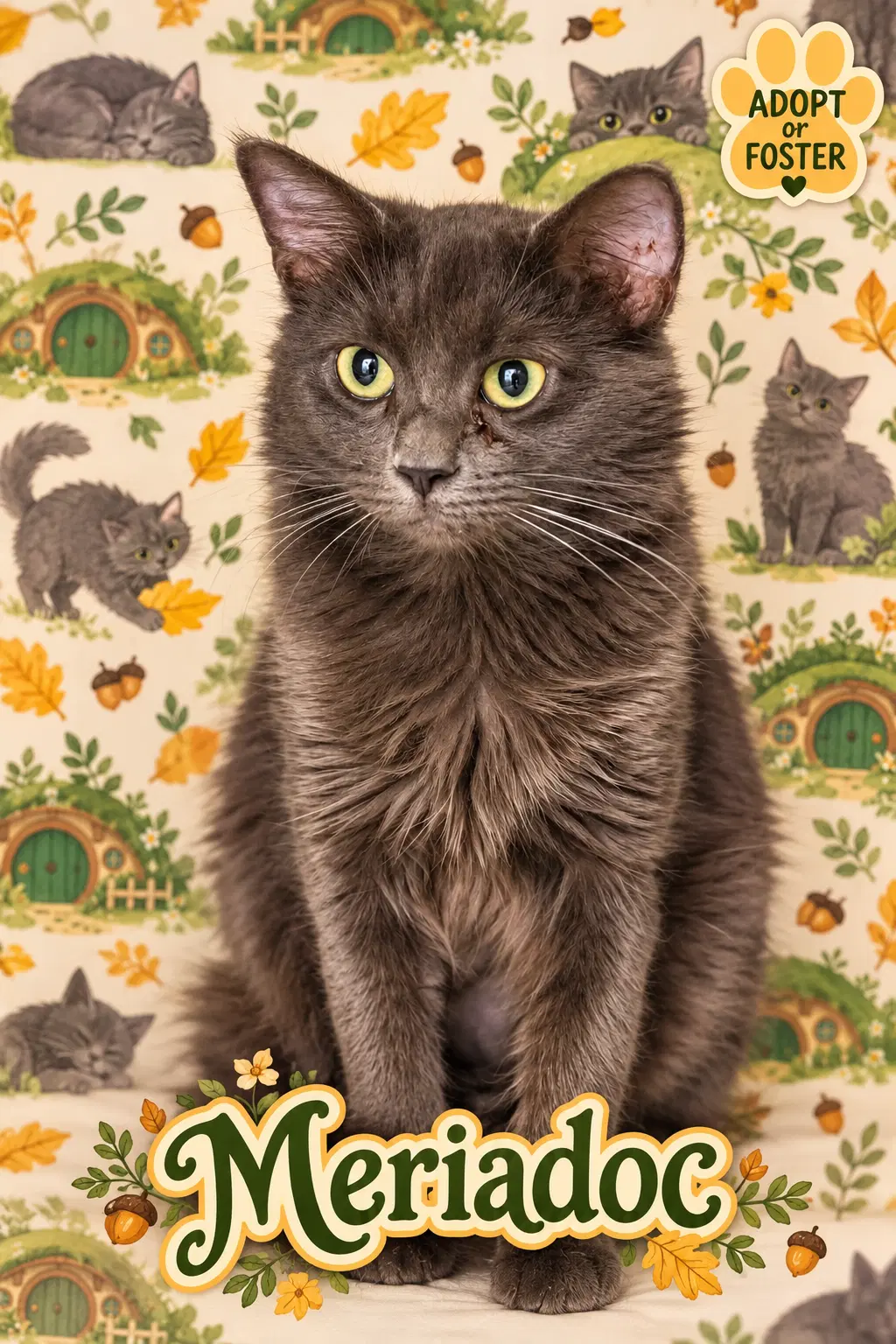 Meriadoc Dmh Fcid  -  Trainer - Domestic Medium Hair