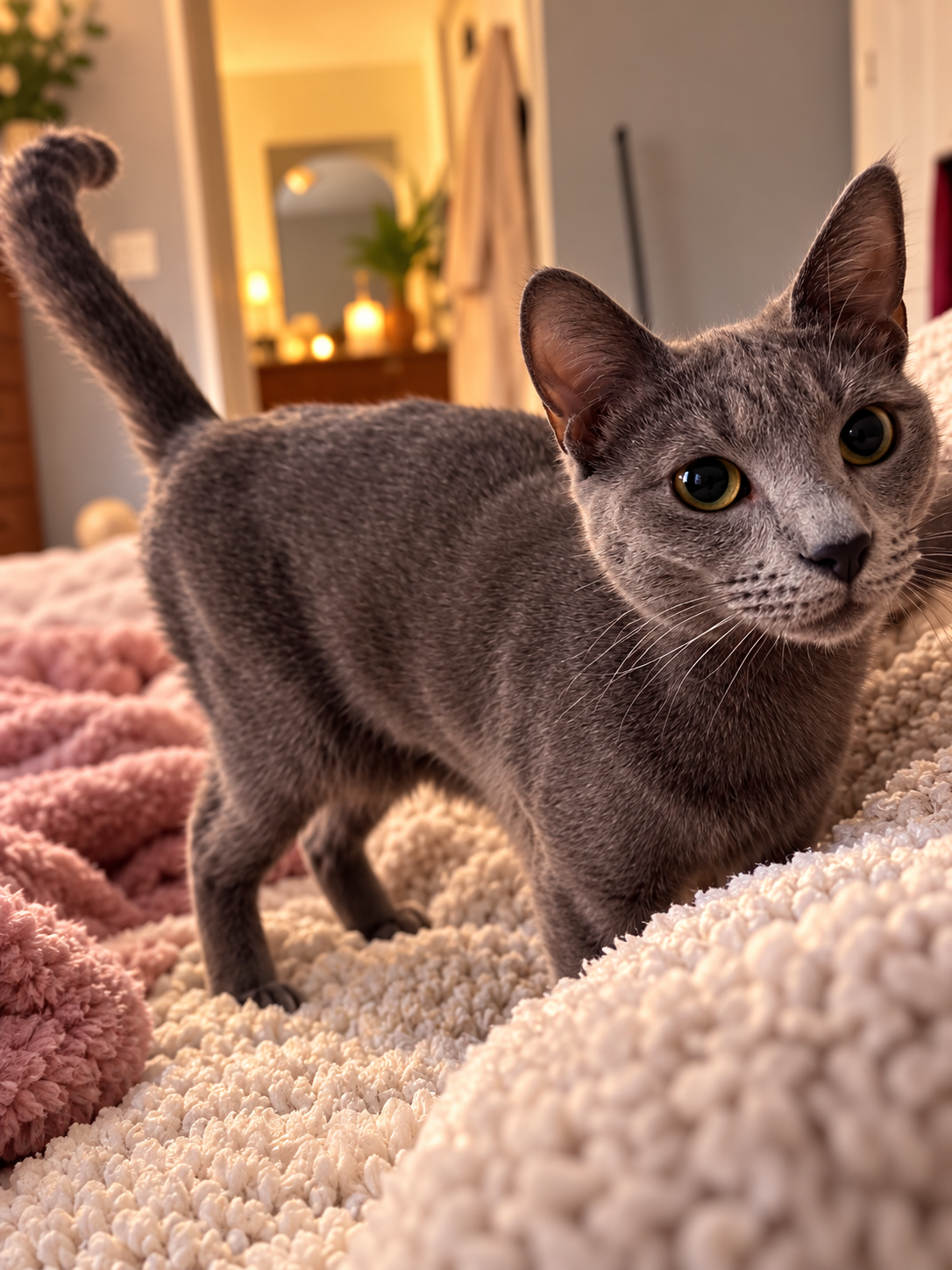 Luisa Vuitton, Russian Blue