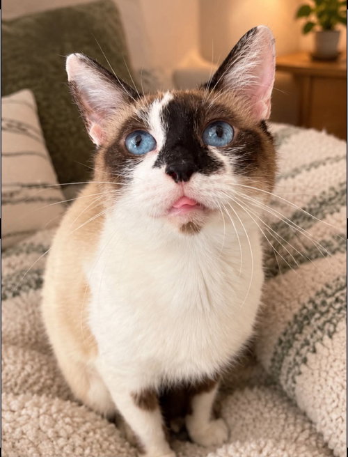 Pegatha, an adult female Siamese cat up for adoption