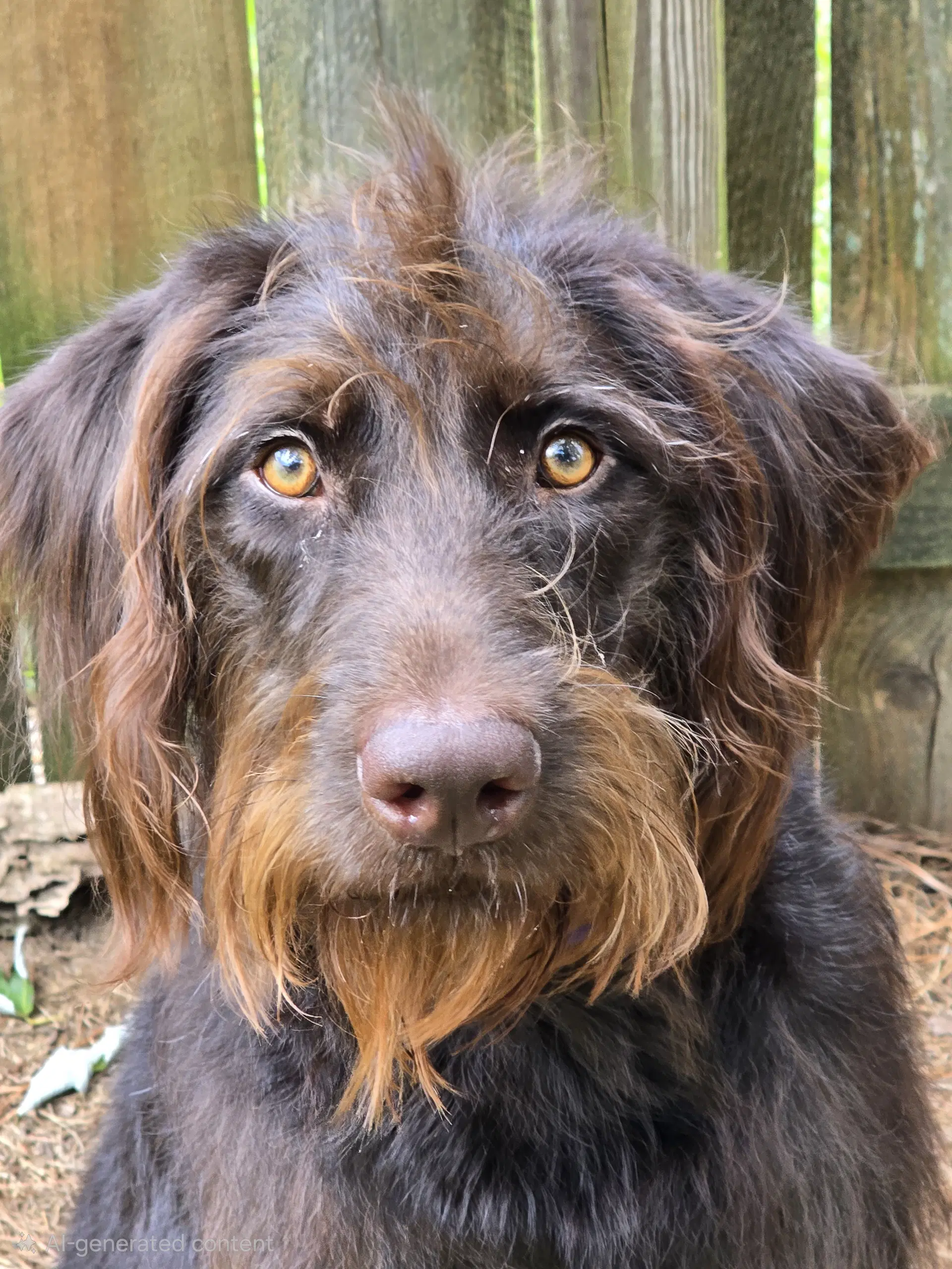Ember - German Wirehaired Pointer