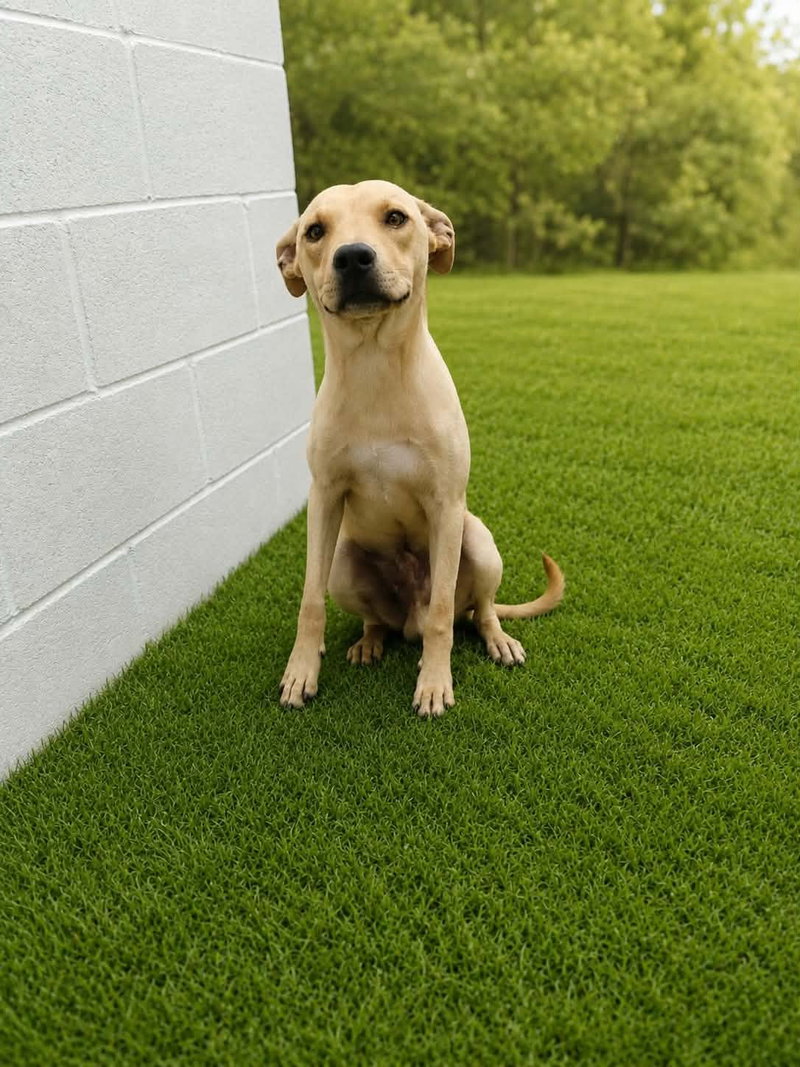 Duncan-handsome yellow lab mix
