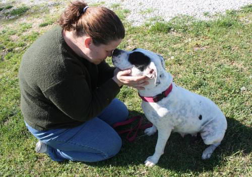 Lady - SO gentle! Such a sad story!