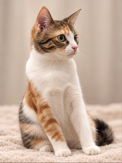 Bunny, Calico / Tabby / Mixed (short coat)