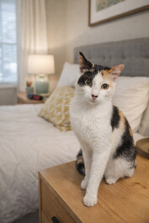 picture of the cat needing adoption