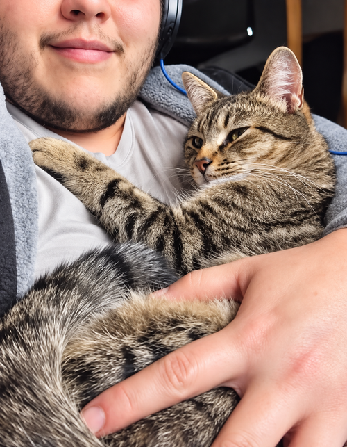 Floppa Napa Petco, Tabby (short coat)