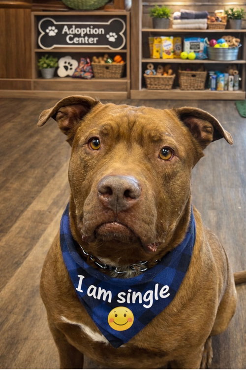picture of the dog needing adoption