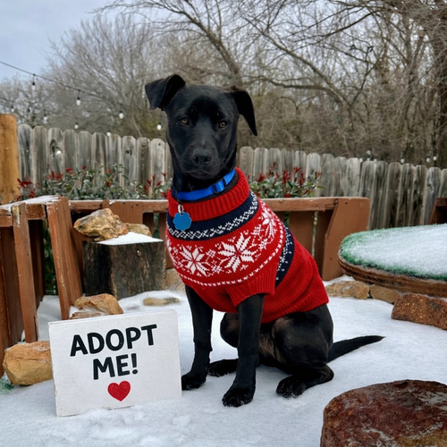 picture of the dog needing adoption