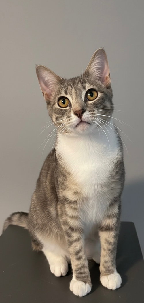 PEEPS - Tabby / Domestic Short Hair available for adoption