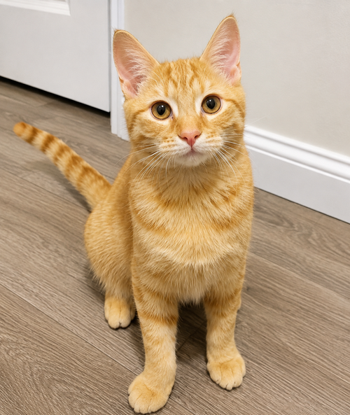 Peanut butter 9 months male AVAILABLE 5/21, an adoptable Domestic Short Hair in Sterling, MA