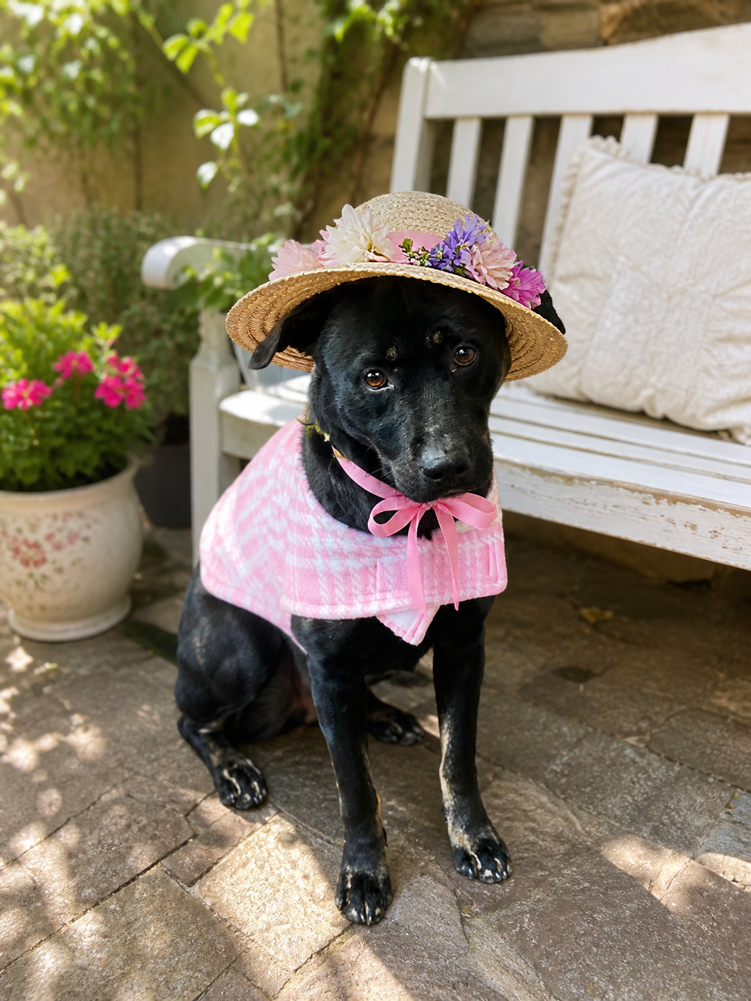 Female Black lab, black lab Image