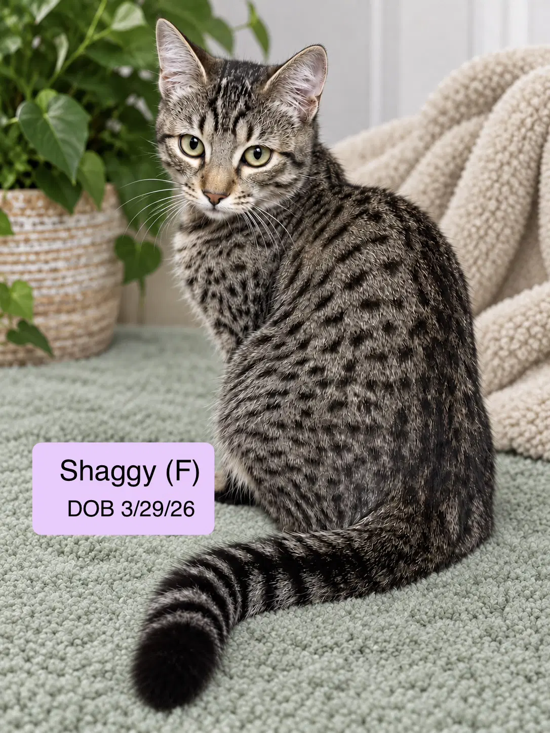 Shaggy - Domestic Short Hair