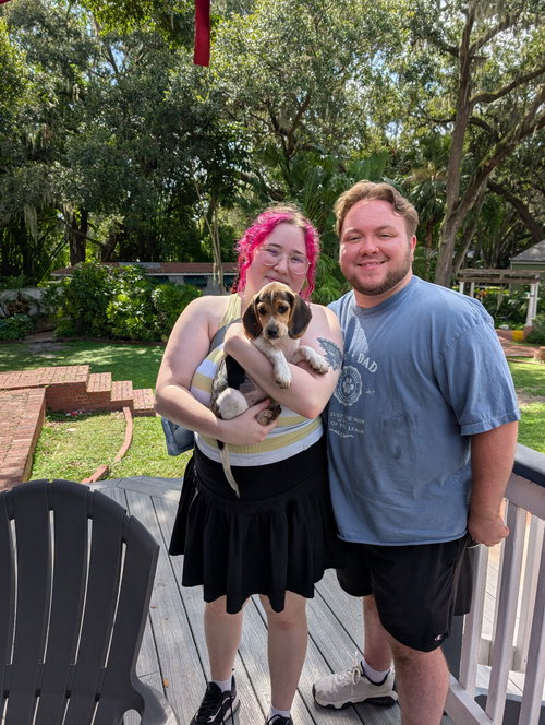 Betsy Rae's Puppy Blanche