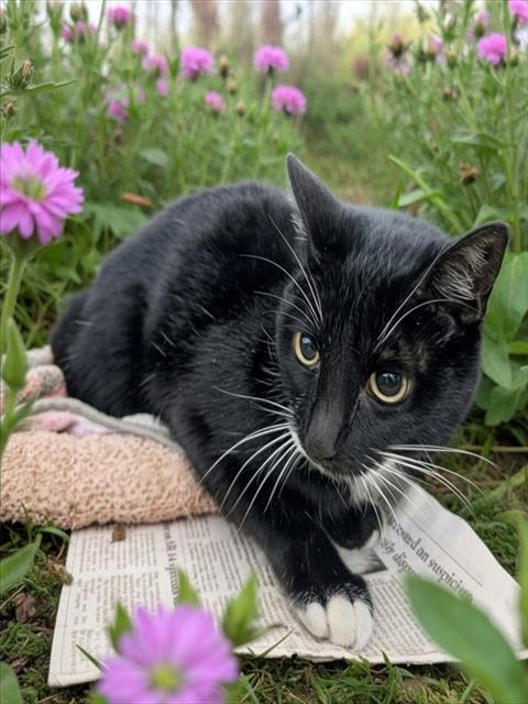 KITTY, Senior Domestic Short Hair (medium coat), cat for adoption in San Buenaventura (Ventura), California