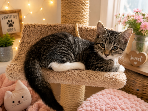 MOZZARELLA STICKS - Domestic Short Hair / Tabby available for adoption