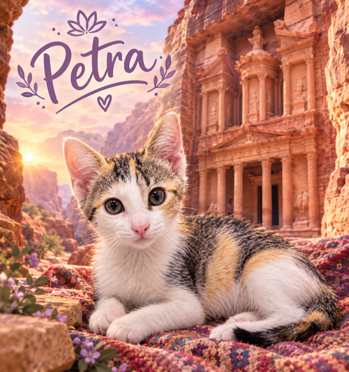 Petra, a cat for adoption from Compassionate Animal Rescue for Medical Aid