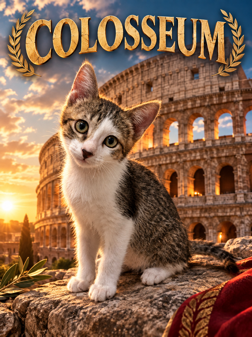 Colosseum, a cat for adoption from Compassionate Animal Rescue for Medical Aid