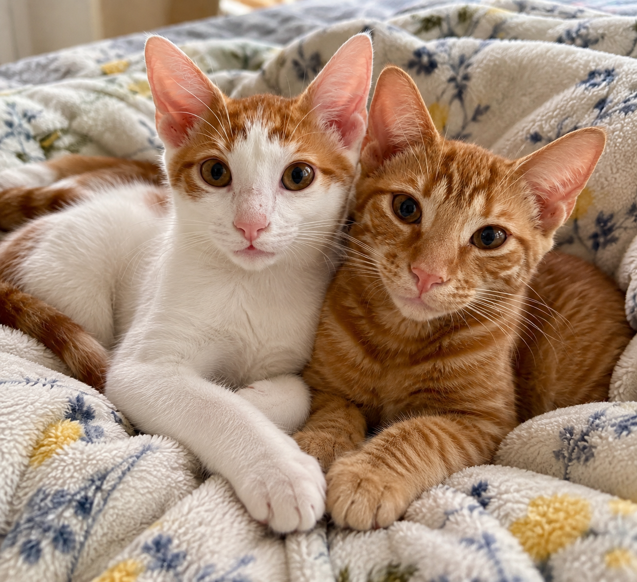 Sherbert & Julius - KITTENS in foster, Domestic Short Hair