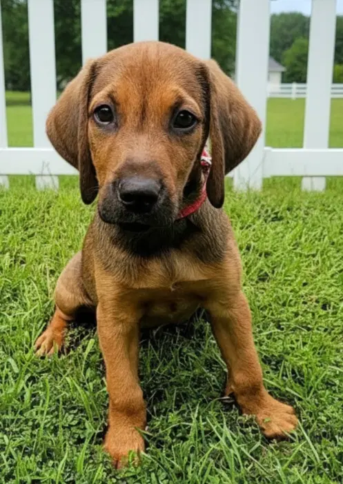 Puppy Gunner - Redbone Coonhound